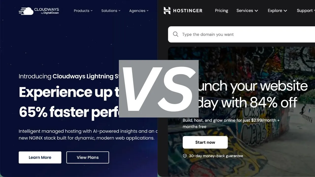 Cloudways vs Hostinger 2026
